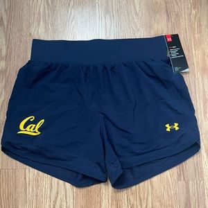 NWT uc berkeley under armour athletic running shorts